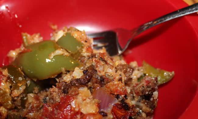 Low Carb Stuffed Peppers Skillet 1 Low Carb Stuffed Peppers in a Skillet!