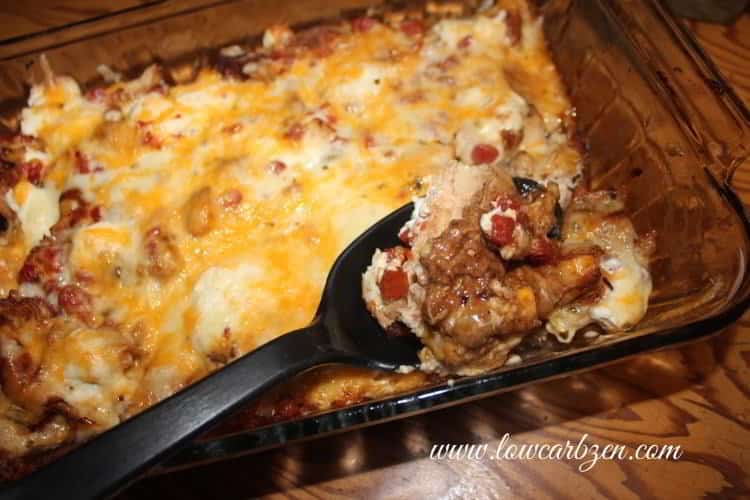 Easy Low Carb Mexican Chicken Casserole Easy Low Carb Mexican Chicken Casserole