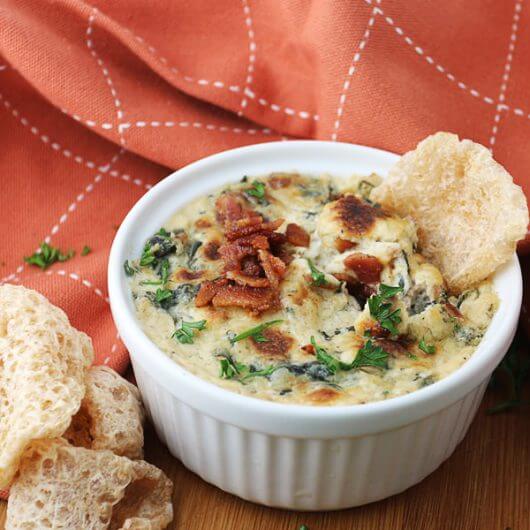 Bacon and Roasted Garlic Spinach Dip, Chicken Zucchini Poppers and More: Top Low Carb Recipes, Jan. 11 - 17, 2015 Bacon and Roasted Garlic Spinach Dip, Chicken Zucchini Poppers and More: Top Low Carb Recipes, Jan. 11 - 17, 2015 Low Carb Roundups