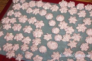 Strawberry Cloud Candy low carb strawberry cloud candy in shapes