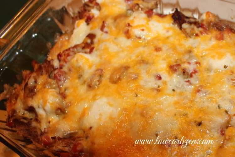 Easy Low Carb Mexican Chicken Casserole