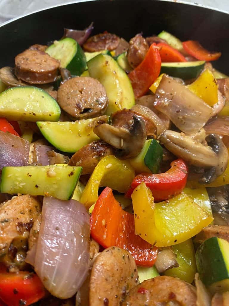 Chicken Sausage and Vegetable Skillet 5 Chicken Sausage and Vegetable Skillet
