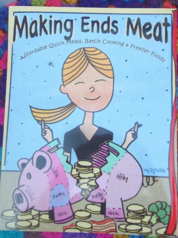 Buy Low Carb Books Cover of Making Ends Meat low carb cookbook by DJ Foodie, focused on affordable batch cooking, freezer meals, and keto-friendly recipes.